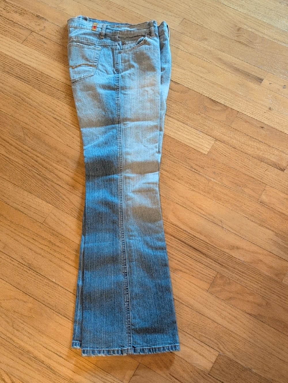 Blue Asphalt Women's Light Blue Flare Jeans